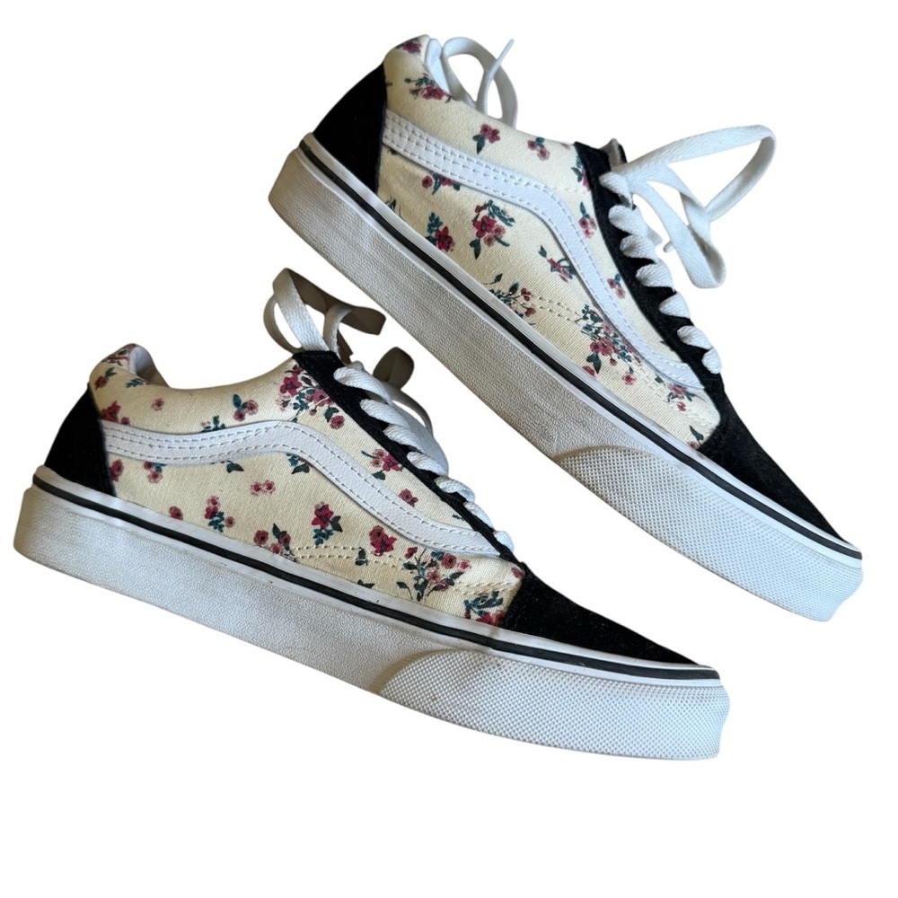 Vans Floral Skool Skate Shoes